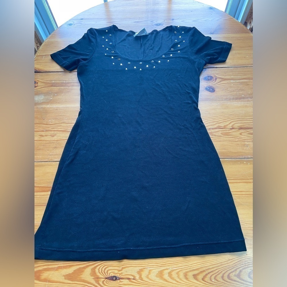 Joseph Ribkoff Black Dress 17 inches pit to pit likely medium - Picture 5 of 8